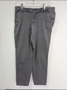 Eddie Bauer Women's Specially Dyed Medium Dark Gray Pants Size 6